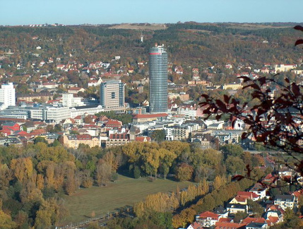 Blick von der Kupferplatte