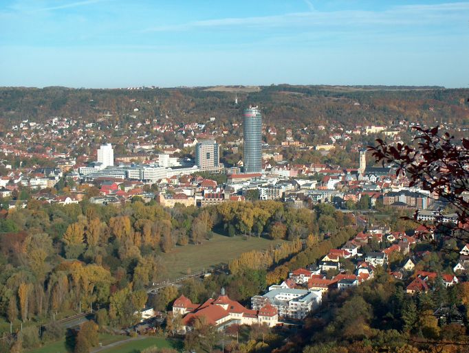 Blick von der Kupferplatte